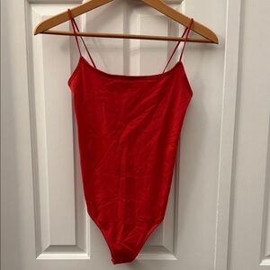 Abercrombie & Fitch Red Bodysuit